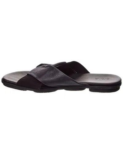 Arche Palaas Leather Flat In Blue
