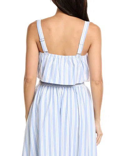 Luxe Always Stripe Top In Blue