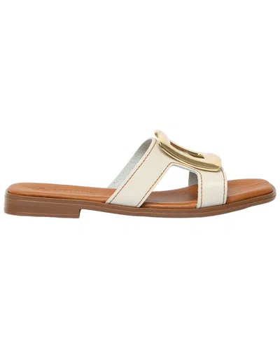 Menina Step Brisa Leather Slide In Multi