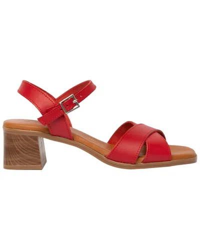 Menina Step Celia Leather Sandal In Multi