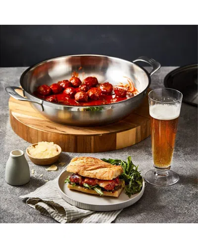 Cuisine::pro ® Id3® Ss 4 Qt. Chef Pan In Silver