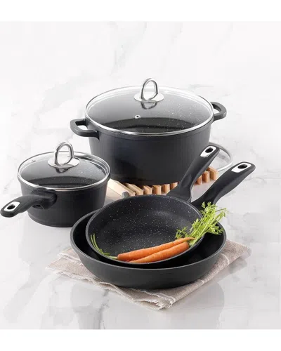 Cuisine::pro ® Granite 6pc Cookware Set In Black