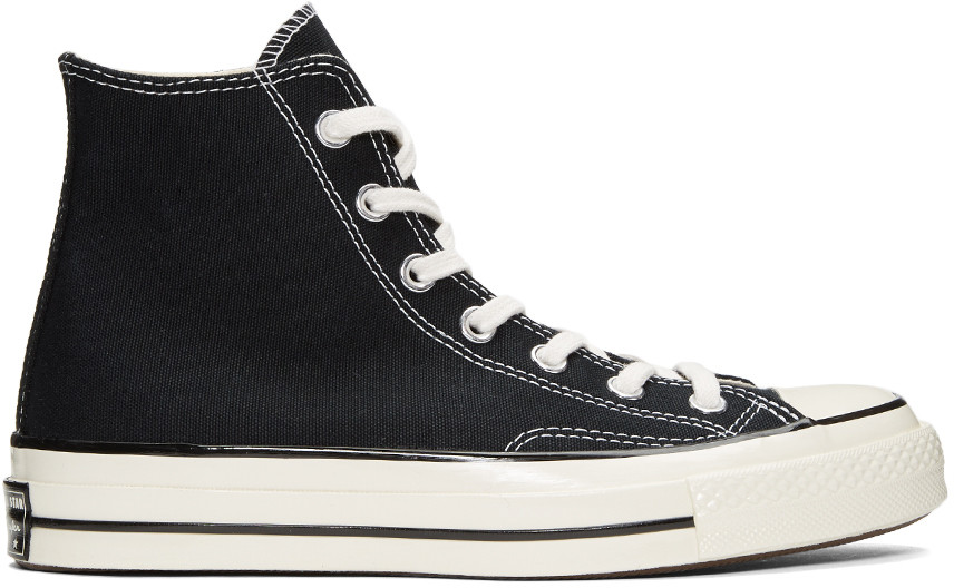 Converse Men's Vintage Canvas Chuck 70 High-top Canvas Sneakers In Black |  ModeSens