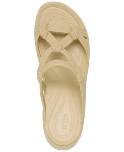 Crocs Brooklyn Knot Sky Sandal In Gold