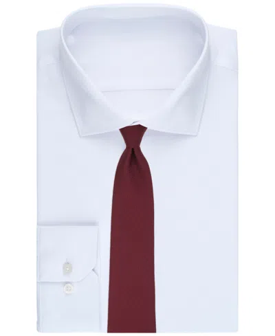 Perry Ellis Men's Classic Solid Pattern Tie In Brown