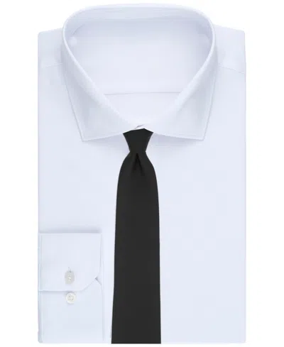 Perry Ellis Men's Classic Solid Pattern Tie In Black