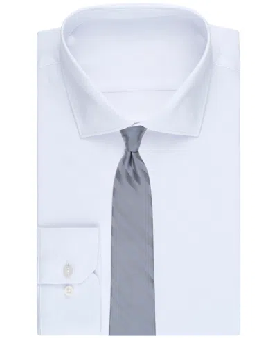 Perry Ellis Men's Satin Stripe Solid Tie In Blue