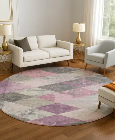 Addison Mayfield Amf1956 8'x8' Round In Multi