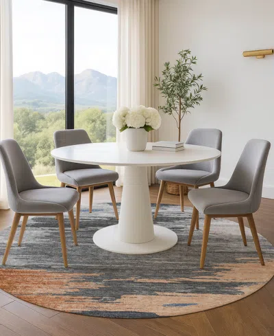 Addison Mayfield Amf2010 8'x8' Round In Multi