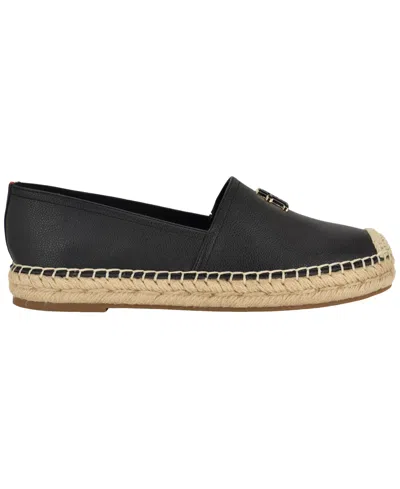 Tommy Hilfiger Th Monogram Leather Espadrille In Gray