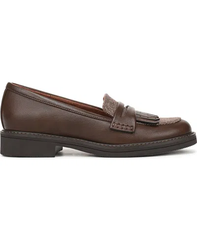 Naturalizer Wide Width Pacey Penny Loafer In Brown