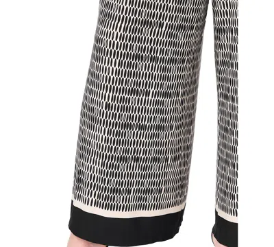 Vince Camuto Plus Size Mid-rise Pull-on Pants In Multi
