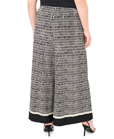 Vince Camuto Plus Size Mid-rise Pull-on Pants In Multi