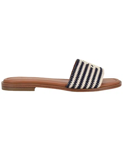 Tommy Hilfiger Script Monogram Stripe Woven Slide In Multi