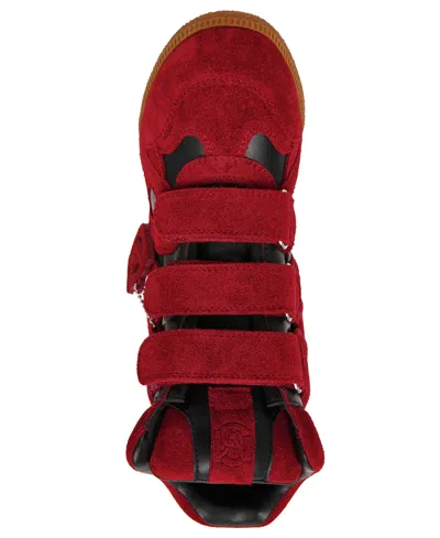 Steve Madden Mavis Wedge High Top Sneaker In Brown
