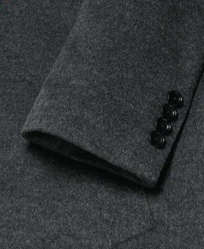Charles Tyrwhitt Wool Overwool Coat In Gray
