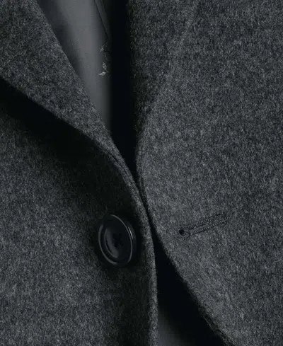 Charles Tyrwhitt Wool Overwool Coat In Gray