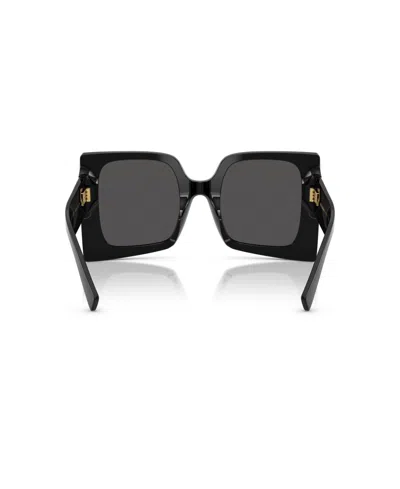 Dolce & Gabbana Rectangular Sunglasses In Black