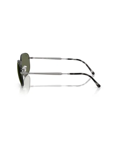 Ray Ban Polarized Green Square Unisex Sunglasses Rb3754 927458 60 In Gray