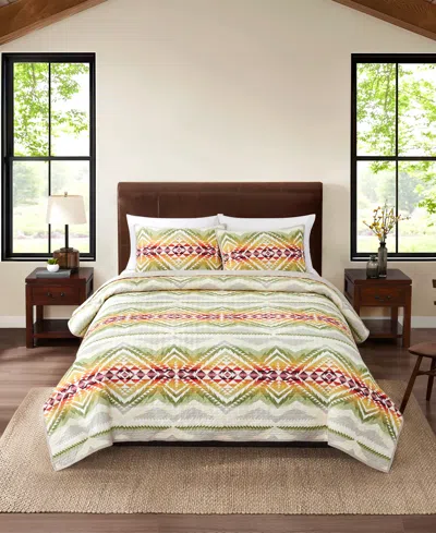 Pendleton Cascadia Coverlet & Shams Set In Gray