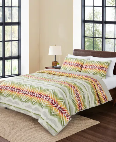 Pendleton Cascadia Coverlet & Shams Set In Gray