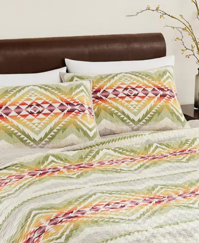 Pendleton Cascadia Coverlet & Shams Set In Gray