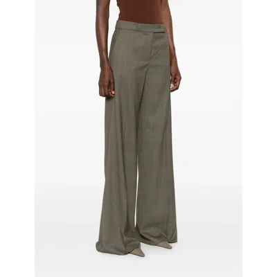 Max Mara Patterned Casual Pants In Brown