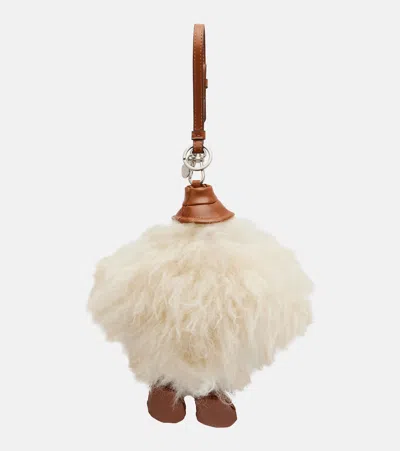 Moncler Monduck Keychain In White