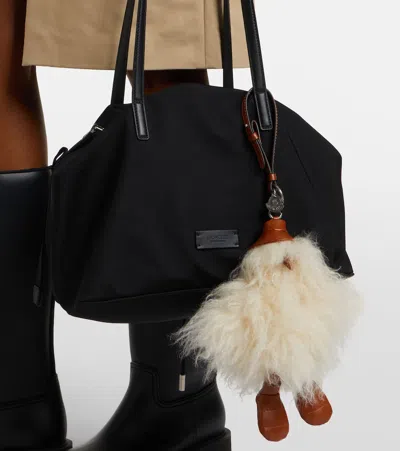 Moncler Monduck Keychain In White