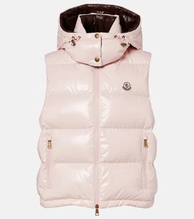 Moncler Niverolle Sleeveless Puffer Jacket In Pink