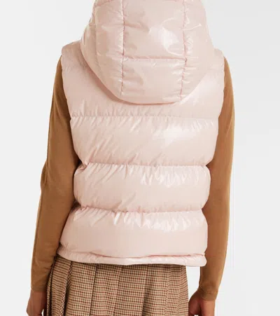 Moncler Niverolle Sleeveless Puffer Jacket In Pink