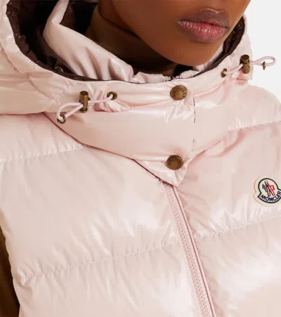 Moncler Niverolle Sleeveless Puffer Jacket In Pink
