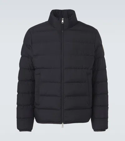 Moncler Baudinet Short Down Jacket, Men, Black, Size: 6 In Black