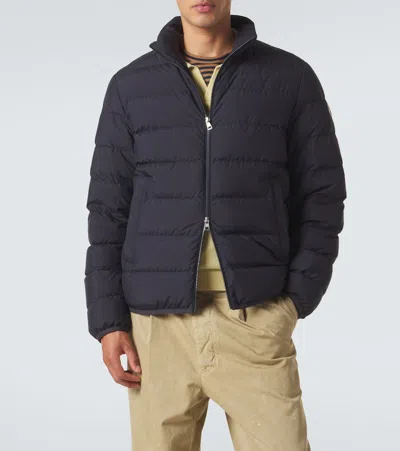 Moncler Baudinet Short Down Jacket, Men, Black, Size: 6 In Black