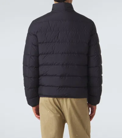 Moncler Baudinet Short Down Jacket, Men, Black, Size: 6 In Black