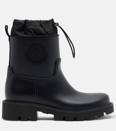Moncler Stylish High-top Mini Boots With Drawstring Fastening 20 Cm In Animal Print