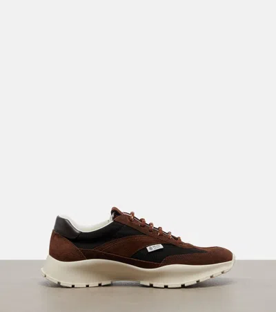Prada Suede Sneakers In Multi