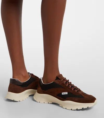 Prada Suede Sneakers In Multi