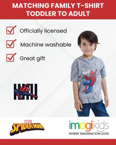 Marvel Spider-man T-shirt In Gray