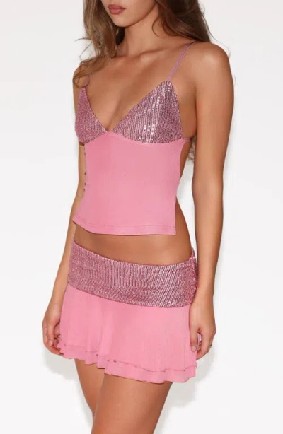 Tiger Mist Syla Sequin Cami In Multi