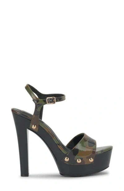 Jessica Simpson Calenta Ankle Strap Platform Sandal In Multi