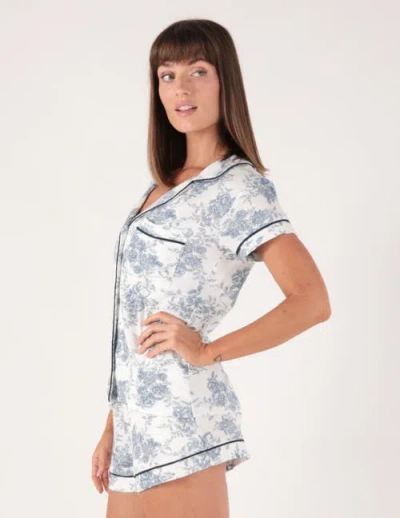 Softflex Cuddle Up Pajama Set In White