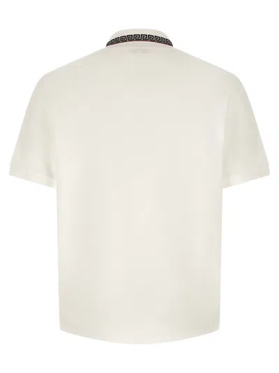 Versace Greca Polo White In White