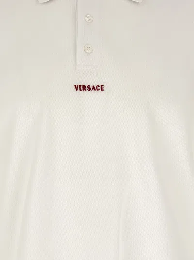 Versace Greca Polo White In White