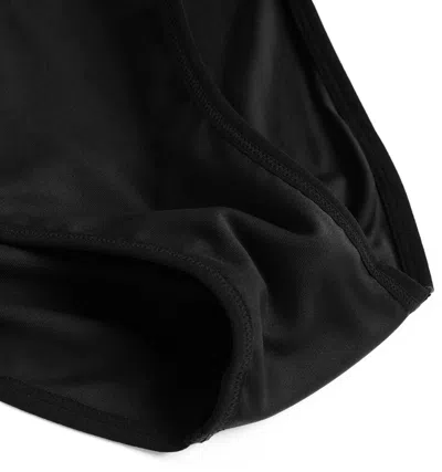 Tomboyx Period Proof Moderate Absorbency Bikini In Pure Black