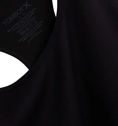 Tomboyx Racerback Compression Top In Black