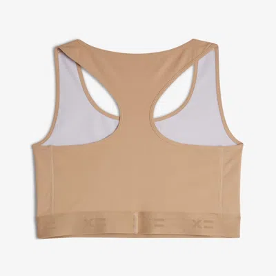 Tomboyx Compression Plus Racerback Crop Top In Brown
