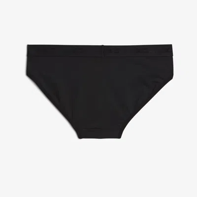 Tomboyx Period Proof Moderate Absorbency Bikini In Pure Black