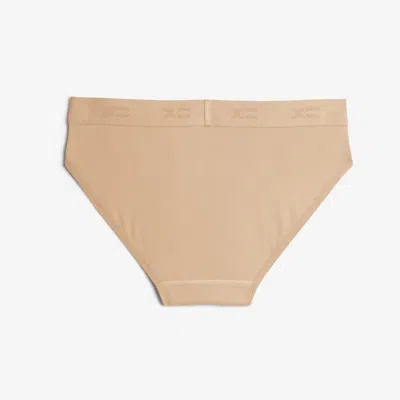 Tomboyx Smoothtuck Tucking Hi Leg Bikini In Brown