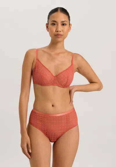 Hanro Hedy Underwire Bra In Brown